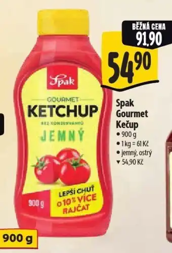 Albert Spak Gourmet Kečup nabídka