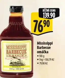 Albert Mississippi Barbecue omáčka nabídka