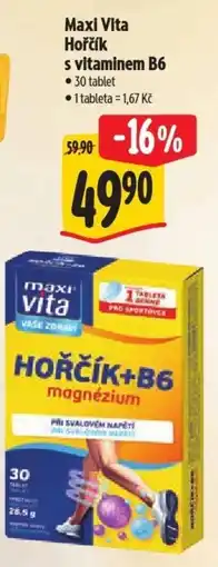 Albert Maxi Vita Hořčík s vitaminem B6 nabídka