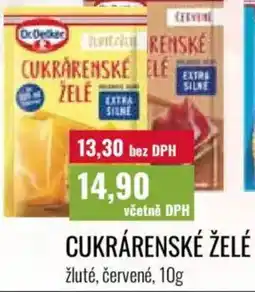 Ratio Dr.Oetker Cukrárenské želé nabídka