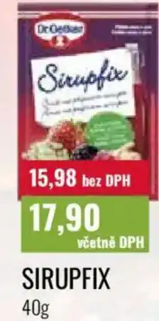 Ratio Dr.Oetker Sirupfix nabídka