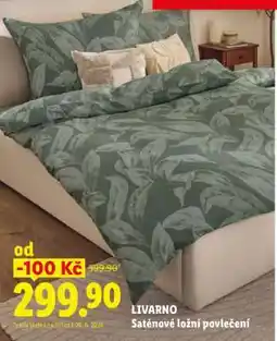 Lidl LIVARNO Saténové ložní povlečení nabídka