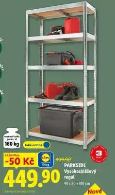 Lidl PARKSIDE Vysokozátěžový regál nabídka