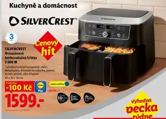 SILVERCREST Dvouzónová horkovzdušná fritéza