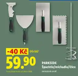 Lidl PARKSIDE Špachtle/míchadlo/lžíce nabídka
