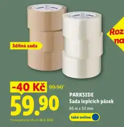 Lidl PARKSIDE Sada lepicích pásek nabídka