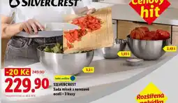 Lidl SILVERCREST Sada misek z nerezové oceli – 3 kusy nabídka