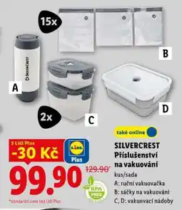 Lidl SILVERCREST Příslušenství na vakuování nabídka