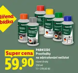 Lidl PARKSIDE Prostředky na odstraňování nečistot nabídka