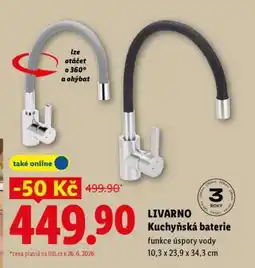 Lidl LIVARNO KUCHYŇSKÁ BATERIE nabídka