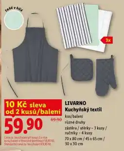 Lidl LIVARNO Kuchyňský textil nabídka