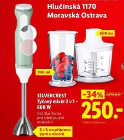 Lidl SilverCrest TYČOVÝ MIXÉR 2 v 1, 600 W nabídka