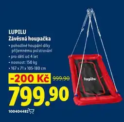 Lidl lupilu Závěsná houpačka nabídka