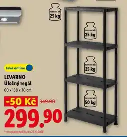 Lidl LIVARNO Úložný regál nabídka