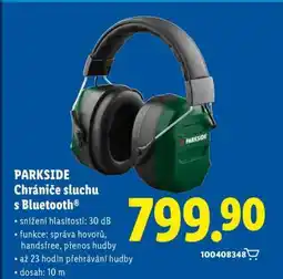 Lidl PARKSIDE Chrániče sluchu s Bluetooth nabídka