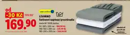 Lidl LIVARNO SATÉNOVÉ NAPÍNACÍ PROSTĚRADLO nabídka