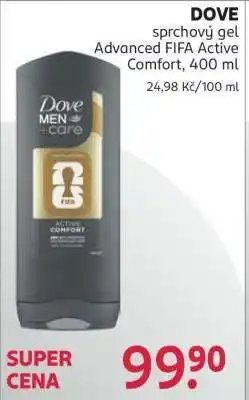 Rossmann DOVE sprchový gel Advanced FIFA Active Comfort, 400 ml nabídka