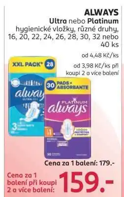 Rossmann Always Ultra nebo Platinum nabídka