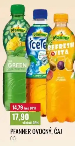 Ratio Pfanner ovocný, čaj nabídka
