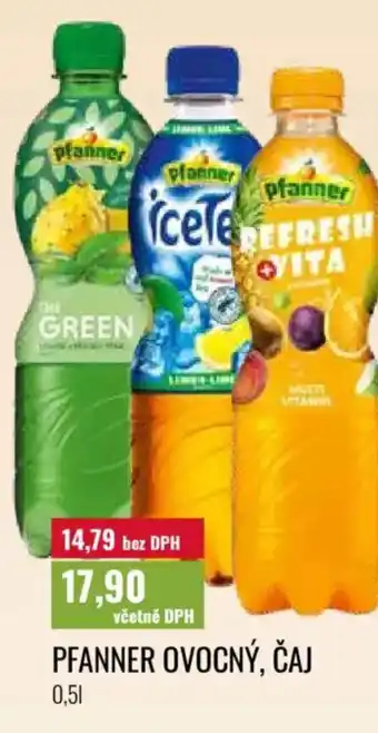 Ratio Pfanner ovocný, čaj nabídka