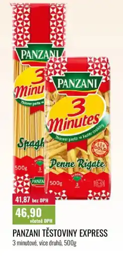 Ratio Panzani těstoviny express nabídka