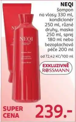 Rossmann NEQI nabídka