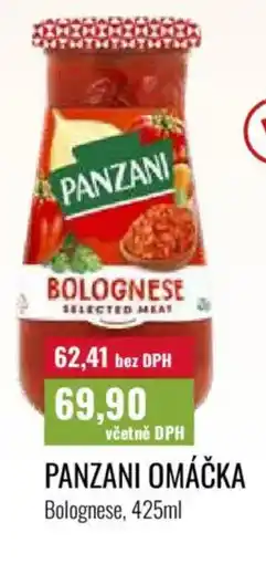 Ratio Panzani omáčka bolognese nabídka