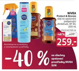 Rossmann Nivea Protect & Bronze nabídka