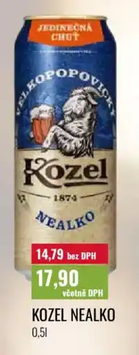 Ratio Kozel nealko nabídka