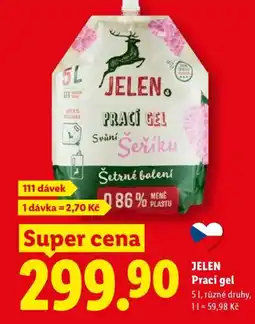 Lidl JELEN Prací gel nabídka