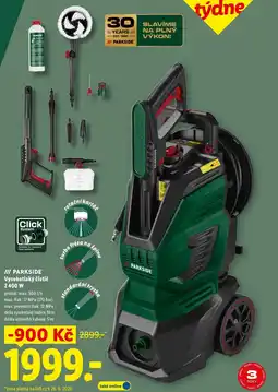 Lidl PARKSIDE Vysokotlaký čistič 2400 W nabídka