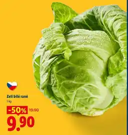 Lidl Zelí bílé rané nabídka