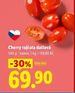 Lidl Cherry rajčata datlová nabídka