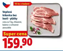 Lidl Vepřová krkovice bez kosti - plátky nabídka