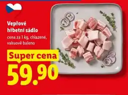 Lidl Vepřové hřbetní sádlo nabídka