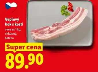 Lidl Vepřový bok s kostí nabídka