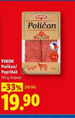 Lidl PIKOK Poličan/ Paprikáš nabídka
