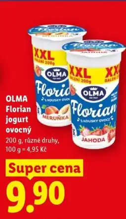 Lidl OLMA Florian jogurt ovocný nabídka