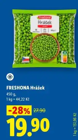 Lidl FRESHONA Hrášek nabídka