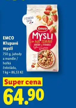 Lidl EMCO Křupavé mysli nabídka