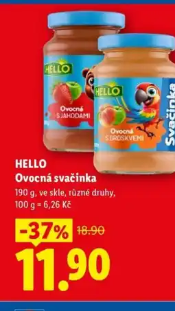 Lidl HELLO Ovocná Svačinka nabídka