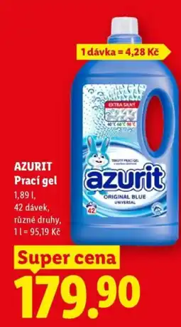 Lidl AZURIT Prací gel nabídka