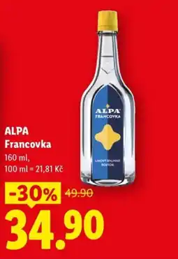 Lidl ALPA Francovka nabídka