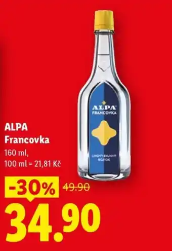 Lidl ALPA Francovka nabídka