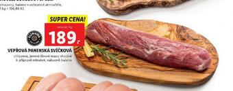 Lidl Vepřová panenská svíčková nabídka