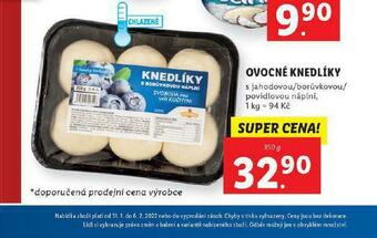 Lidl Ovocné knedlíky nabídka