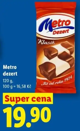Lidl Metro dezert nabídka