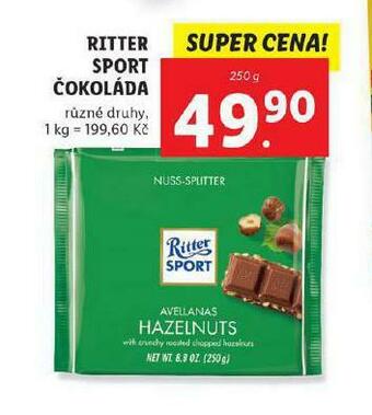 Lidl Ritter sport čokoláda nabídka