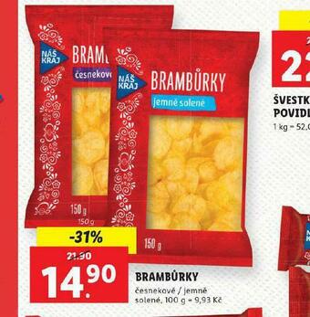 Lidl Brambůrky nabídka