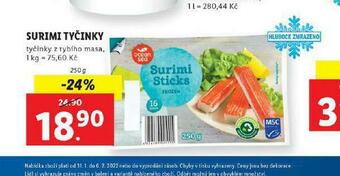 Lidl Surimi tyčinky nabídka